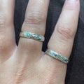 Flower band ring